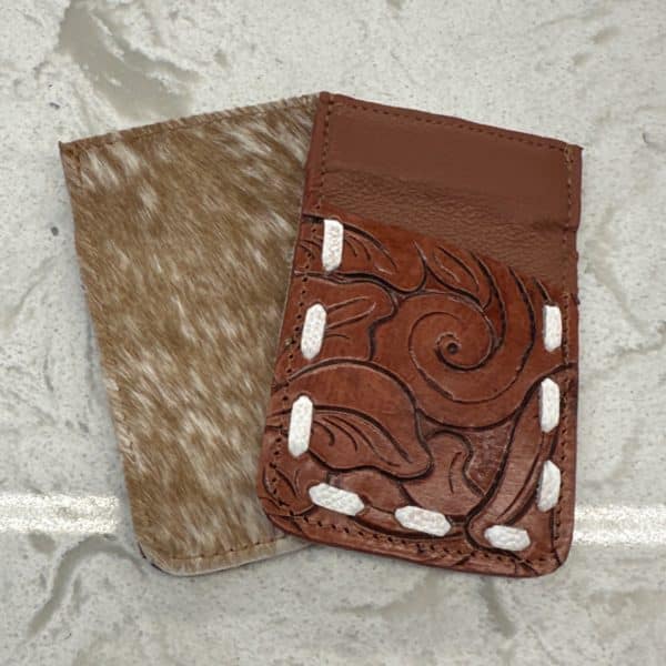 Cowhide/ leather card holder
