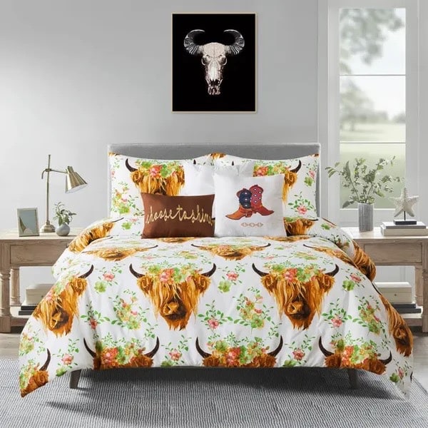 Highland Cow Comforter Set
