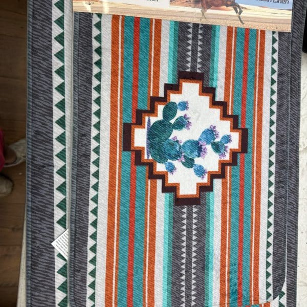 Western Cactus Bath Mat Set