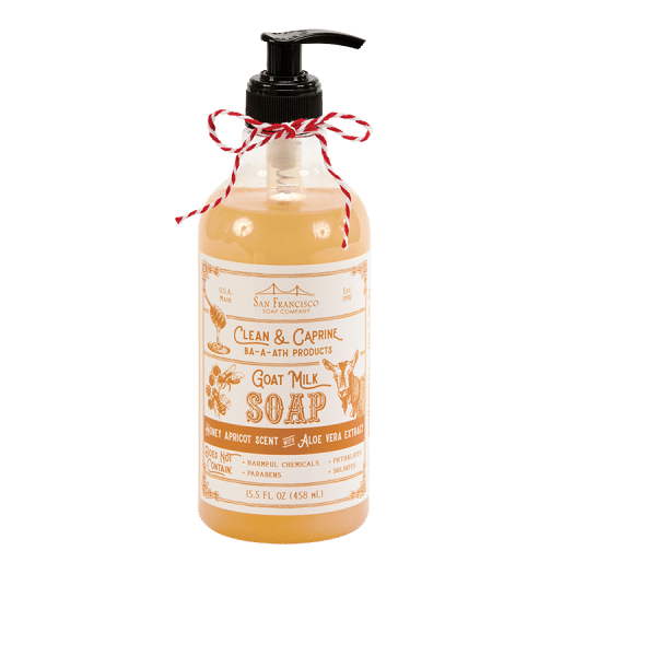 HONEY APRICOT GOAT MILK LIQUID HAND SOAP 15.5oz