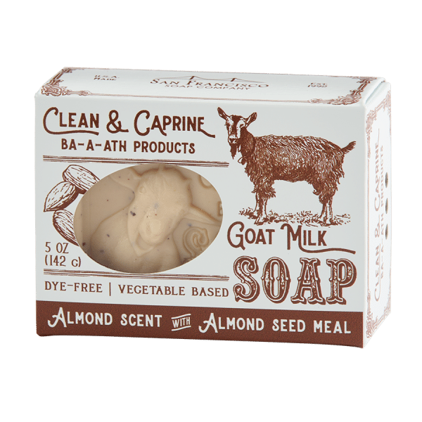 Almond Goat Milk 5oz pressed bar soap