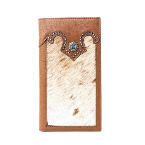 Rustler’s Pride Leather Wallet for Men in Wildhide Oak: Wildhide Oak