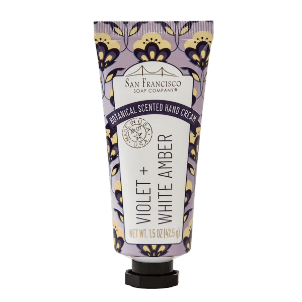 Botanical Hand Cream - Violet & White Amber