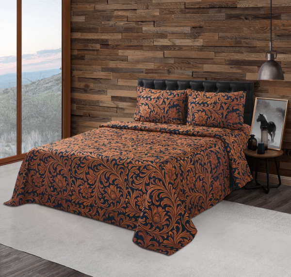 Tooled Leather Print Sheet Set