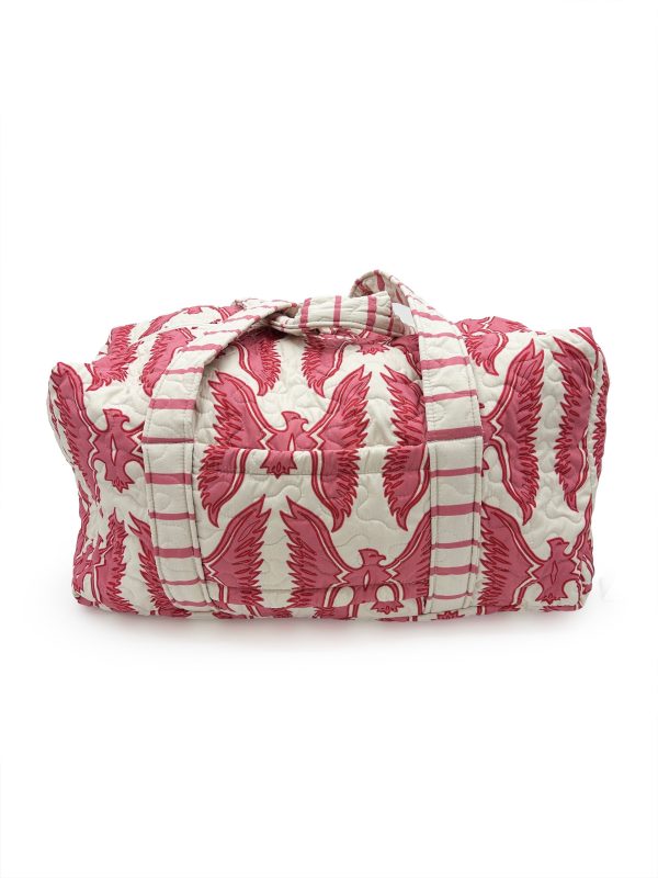 Chase Firebird Sand/Fuchsia Weekender Duffle Bag