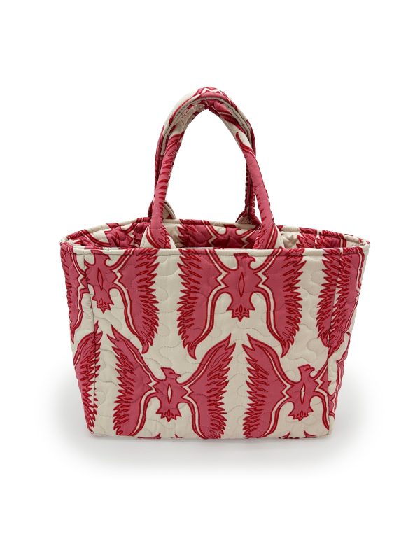 Chase Firebird Sand/Fuchsia Quilted Handbag