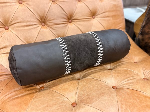 Leather Lumbar Pillow
